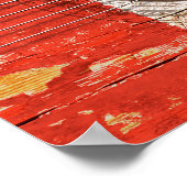 オールドアコースティックギターに関するペルー国旗 ポスター (角)