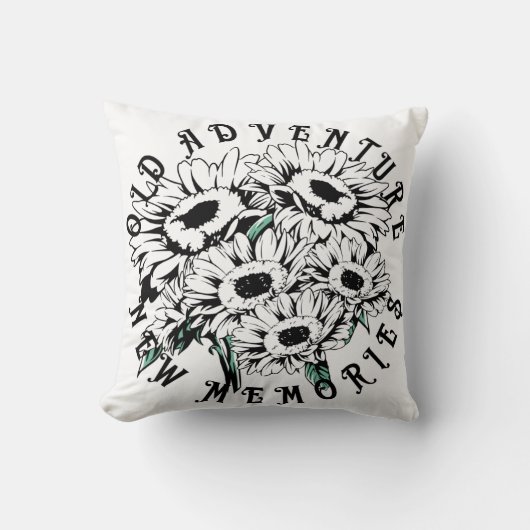 オールドアドベンチャーニューメモリーズヴィンテージフローラ夏 クッション (正面)