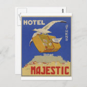 オールドアドヴァットアテネギリシャホ威厳のあるテル ポストカード (正面/裏面)