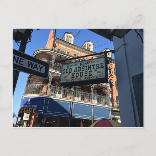 オールドアブシンザハウスニューオーリンズルイジアナ ポストカード (正面)
