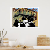 オールドアブシンザハウスブラスバンドフランスの、クォーター、新規 ポスター (キッチン)