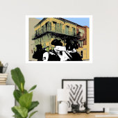 オールドアブシンザハウスブラスバンド ポスター (ホームオフィス)