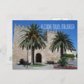 オールドアルクディアタウンマジョルカマヨルカスペインスペイン土産 ポストカード (正面/裏面)