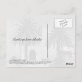 オールドアルクディアタウンマジョルカマヨルカスペインスペイン土産 ポストカード (裏面)