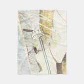 オールドアンティークエイプズバイプレーンズフリースブランケット フリースブランケット (正面)