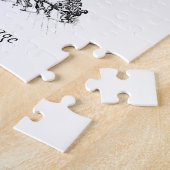 オールドアートオブキッド踊りのまわりにクリスマスツリー ジグソーパズル (側面)