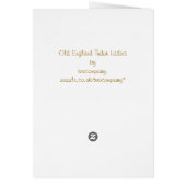 オールドイングランドのカード (裏面)