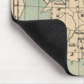 オールドイングランドの地図 マウスパッド (コーナー)