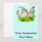 オールドイングランドゲームセルフブルー 招待状 (正面/裏面)