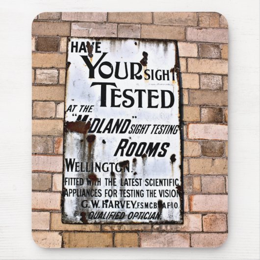 オールドイングランドヴィンテージ標識 マウスパッド (正面)