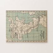 オールドイングランド地図ヴィンテージ統一されたキングダムマップ ジグソーパズル (横)