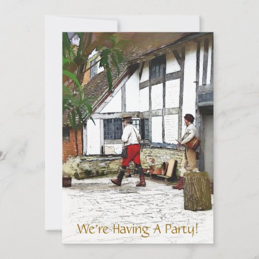 オールドイングランド招待状 (正面)