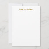 オールドイングランド招待状 (裏面)