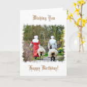 オールドイングランド英国 カード (黄色い花)