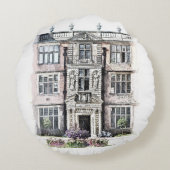 オールドイングランド ラウンドクッション (裏面)