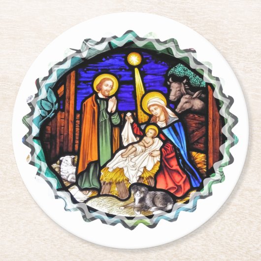 オールドイングランド ラウンドペーパーコースター (正面)