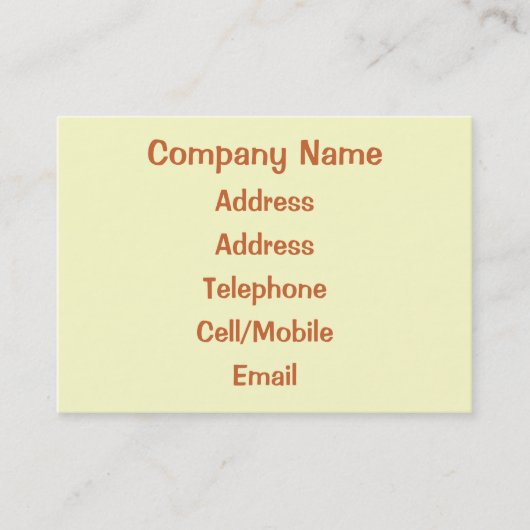 オールドイングランド 名刺 (正面)