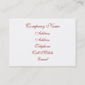 オールドイングランド 名刺 (裏面)