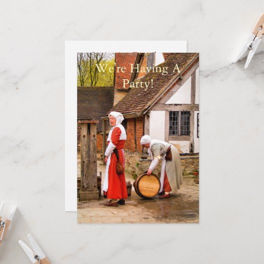 オールドイングランド 招待状 (正面/裏面インサイチュ)