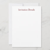 オールドイングランド 招待状 (裏面)