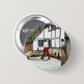 オールドイングランド 缶バッジ (正面&裏面)