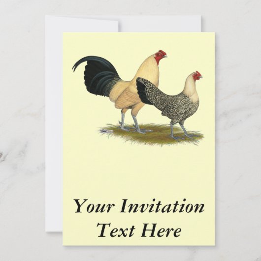 オールドイングリッシュクリームバターカップ 招待状 (正面)