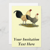 オールドイングリッシュクリームバターカップ 招待状 (正面/裏面)