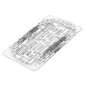 オールドイングリッシュゴールデンルール冷蔵庫 マグネット (左側)