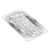 オールドイングリッシュゴールデンルール冷蔵庫 マグネット (右側)