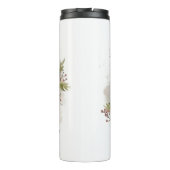 オールドイングリッシュシェプドッグクリスマスリースフェスティバルカップ タンブラー (裏面)