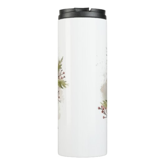 オールドイングリッシュシェプドッグクリスマスリースフェスティバルカップ タンブラー (裏面)