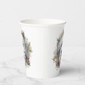 オールドイングリッシュシェプドッグクリスマスリースフェスティバルカップ 紙コップ (右)