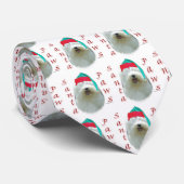 オールドイングリッシュシェプドッグサンタポーズ ネクタイ (ロール)