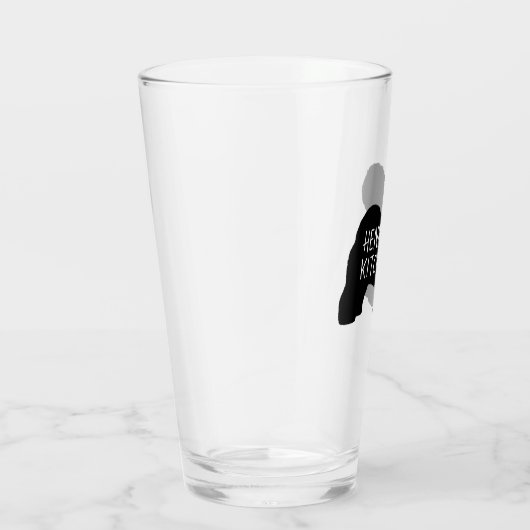 オールドイングリッシュシェプドッグシルエットパーソナライズされたドッグ タンブラーグラス (右)