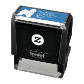 オールドイングリッシュシェプドッグシルエット差出人住所 セルフインキングスタンプ (商品)