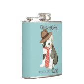 オールドイングリッシュシェプドッグパパ フラスク (右)