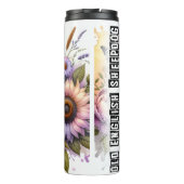 オールドイングリッシュシェプドッグフローラチャーム タンブラー (裏面)