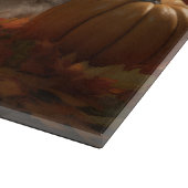 オールドイングリッシュシェプドッグ子犬オータムデライトカボチャ カッティングボード (角)