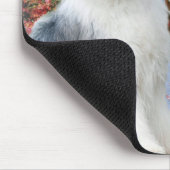 オールドイングリッシュシェプドッグ春デー マウスパッド (コーナー)