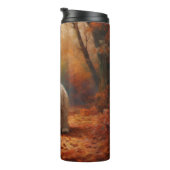 オールドイングリッシュシェプドッグin紅葉秋インスパイア タンブラー (回転右)