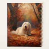 オールドイングリッシュシェプドッグin紅葉秋インスパイア プランナー手帳 (裏面)