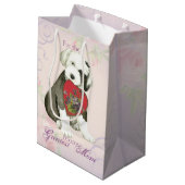 オールドイングリッシュシープドッグハートママ ミディアムペーパーバッグ (裏面アングル)