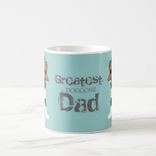 オールドイングリッシュシープドッグパパ コーヒーマグカップ (中央)