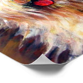 オールドイングリッシュシープドッグプリント ポスター (角)