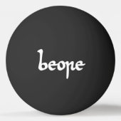 オールドイングリッシュビールピンポンボール 卓球ボール (裏面)