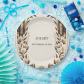 オールドイングリッシュレトロブッククラブカバーブライダルシャワー ペーパープレート (パーティー)