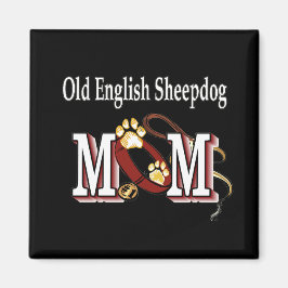 オールドイングリッシュSHEEPDOGママママグネット マグネット