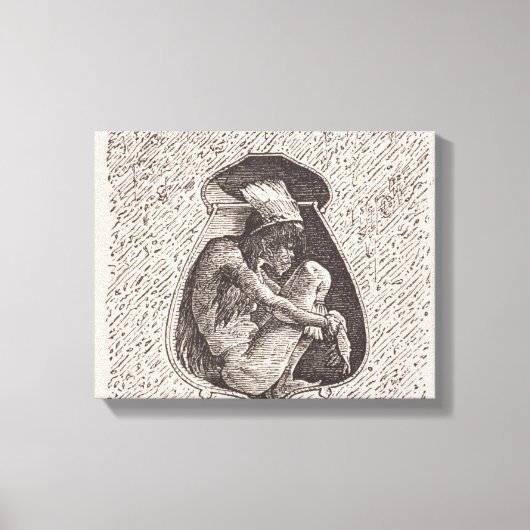 オールドインディアン墓地 キャンバスプリント (正面)