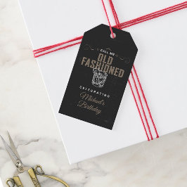 オールドウィスキーファッションドカクテル誕生日 ギフトタグ