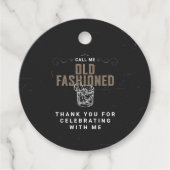 オールドウィスキーファッションドカクテル誕生日 フェイバータグ (正面)